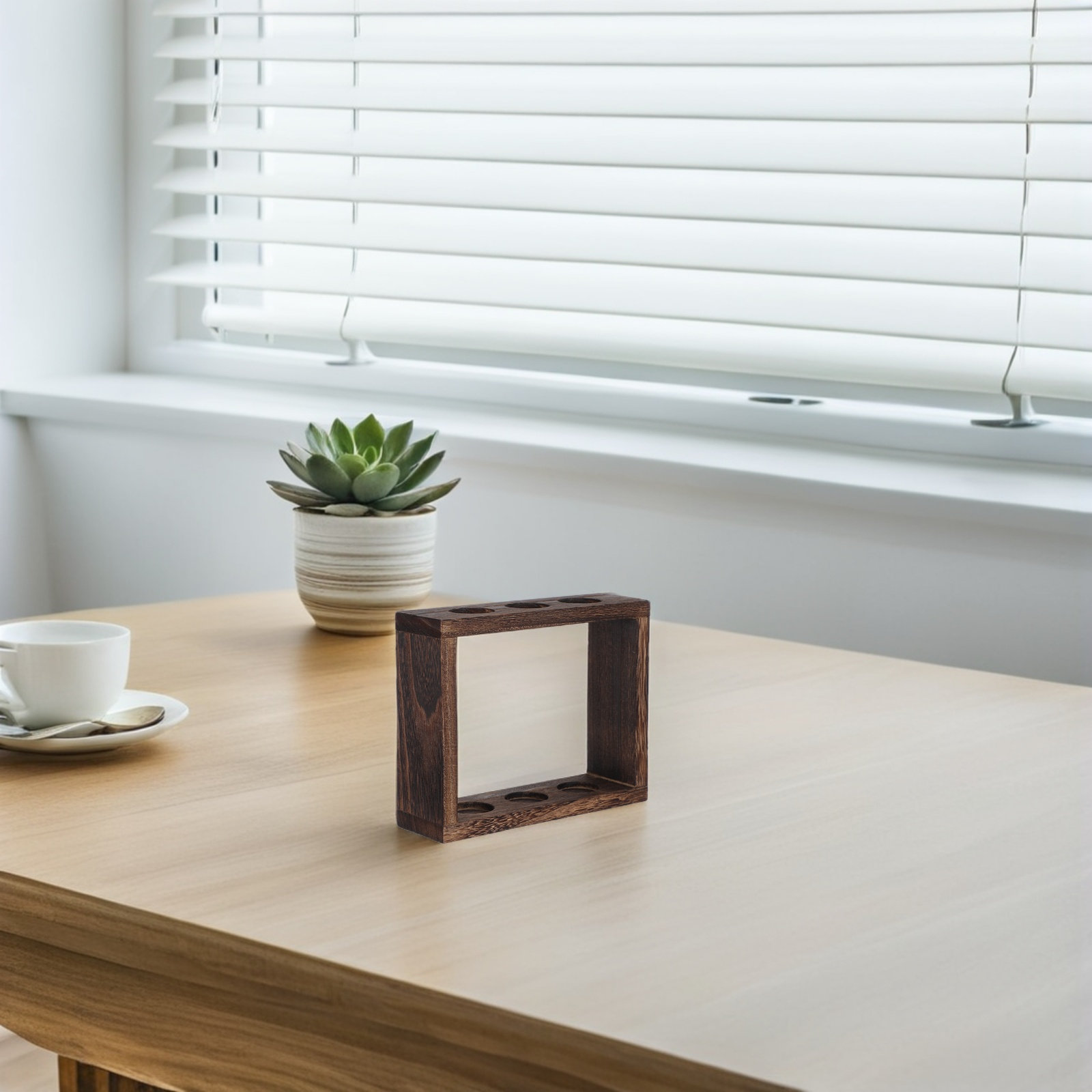Desktop Hydroponic Planter Rac - Propagation Station Vase recension och pris