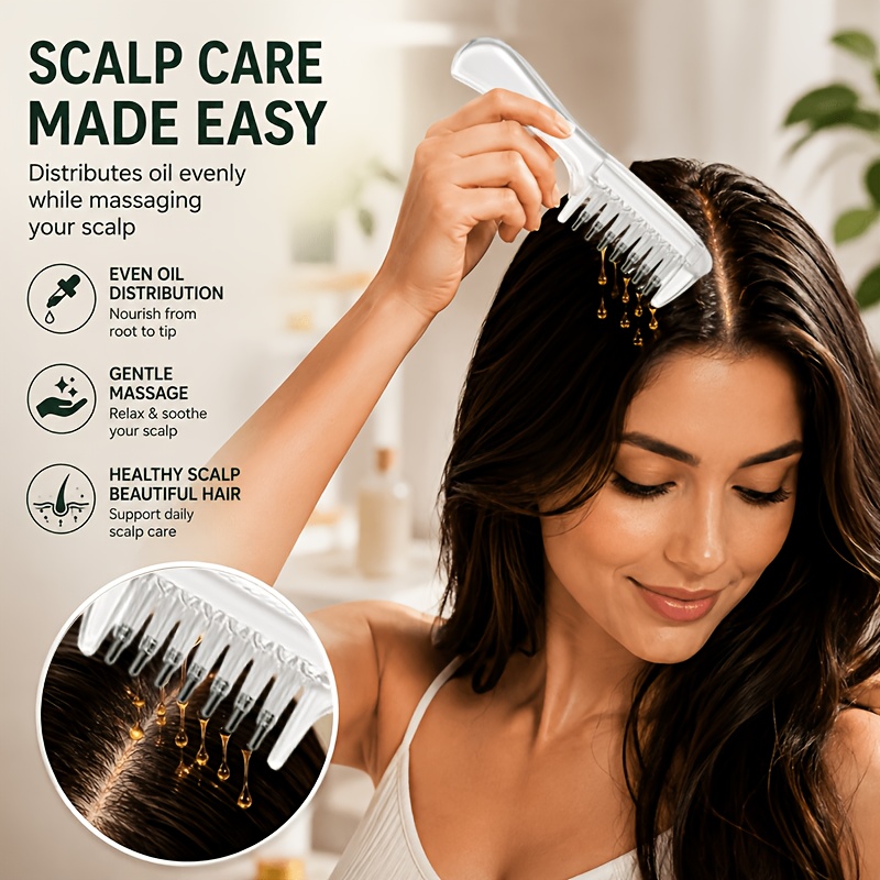 Scalp Oil Applicator Comb for  - Root Stimulator Liquid recension och pris