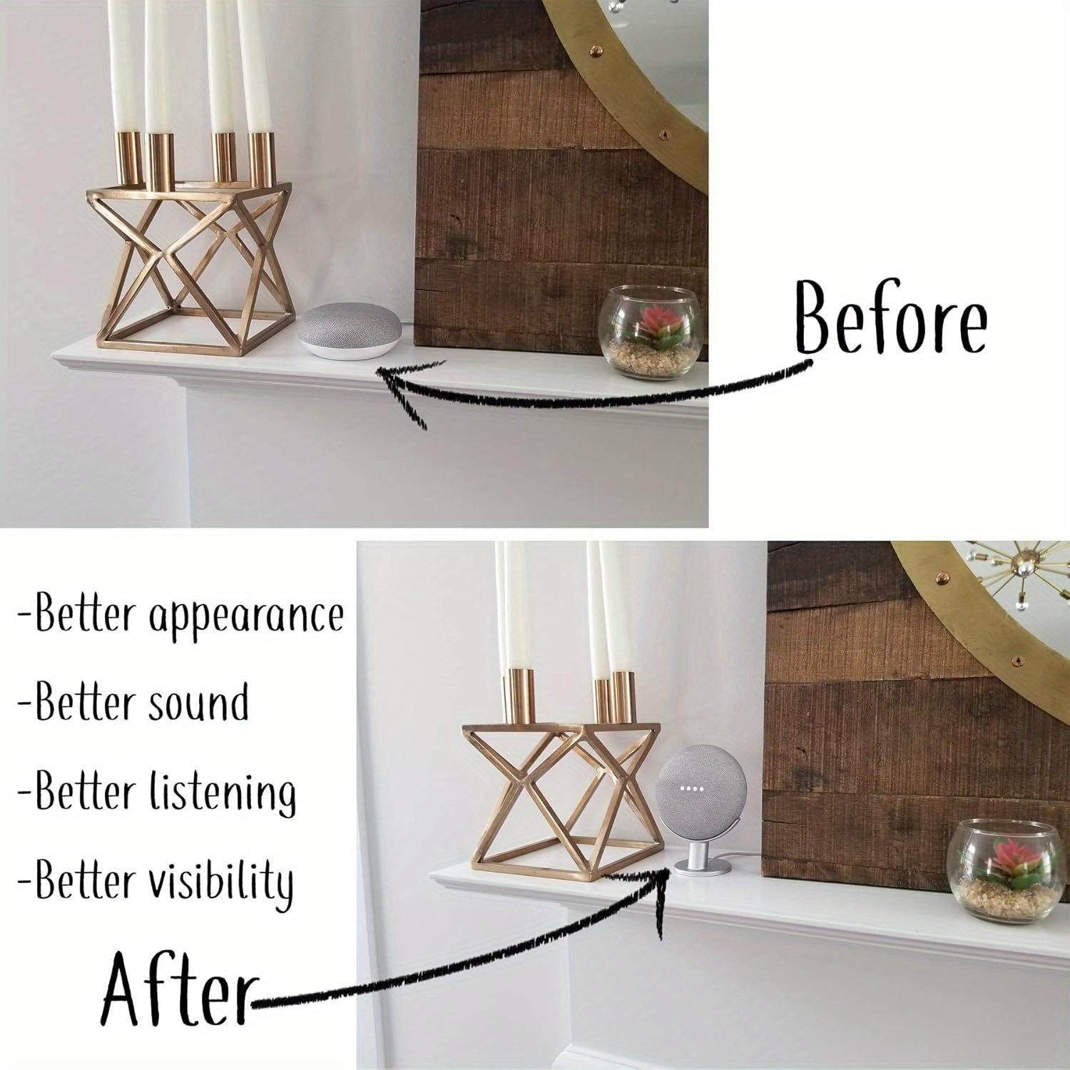 Smart Speaker Display Stand Ho - Google Speaker Nest Audio recension och pris